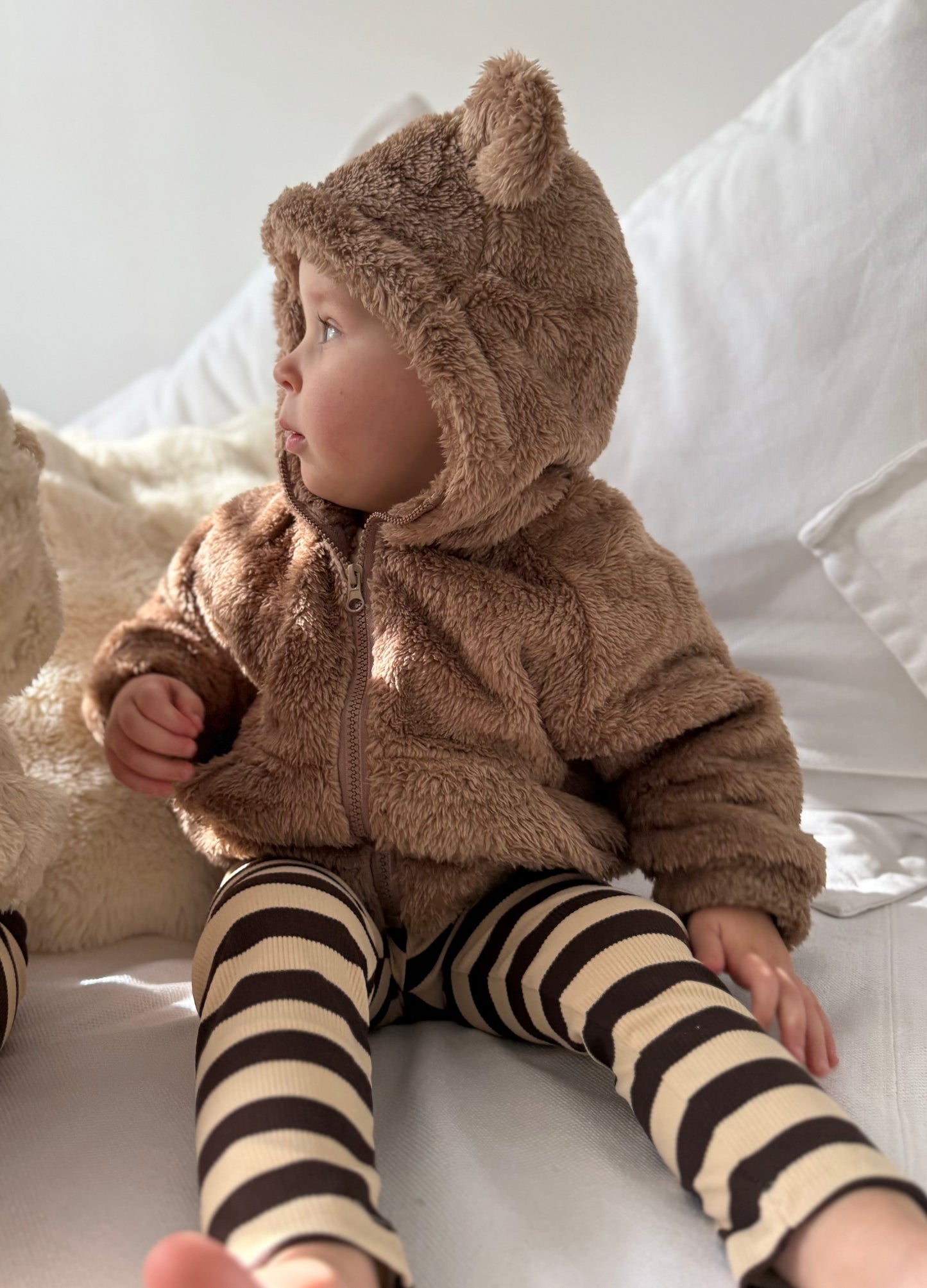 Teddy Bear Jumper in Beige