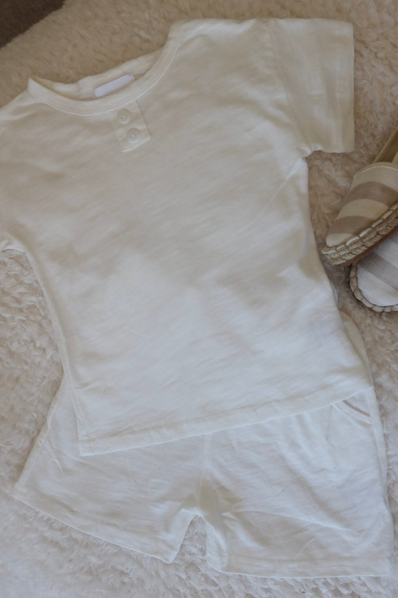 White Two-piece Set