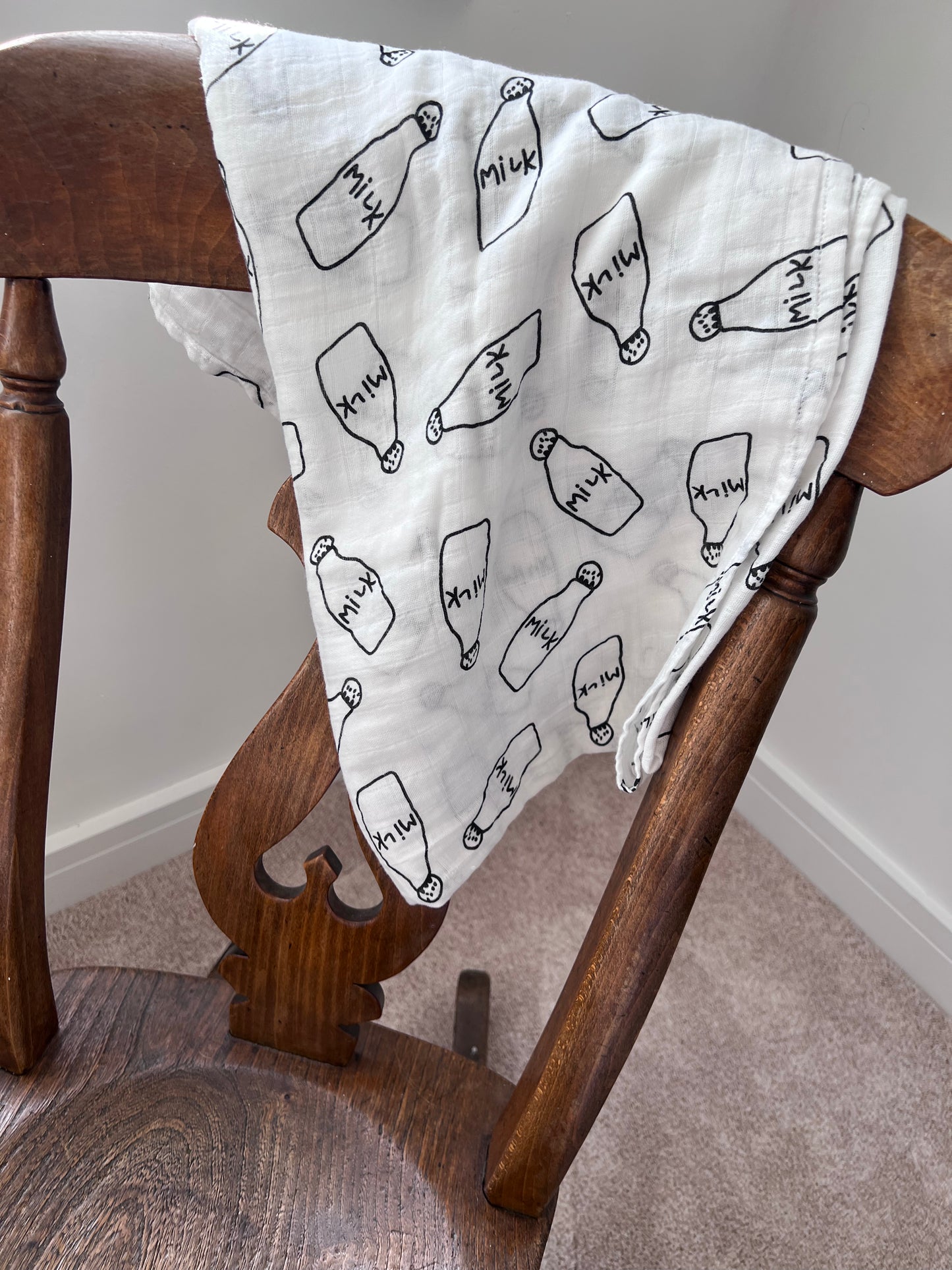 Milk bottle Muslin