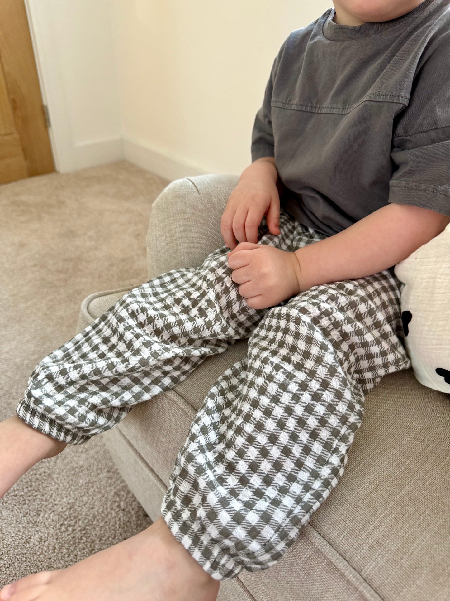 Gingham Trousers