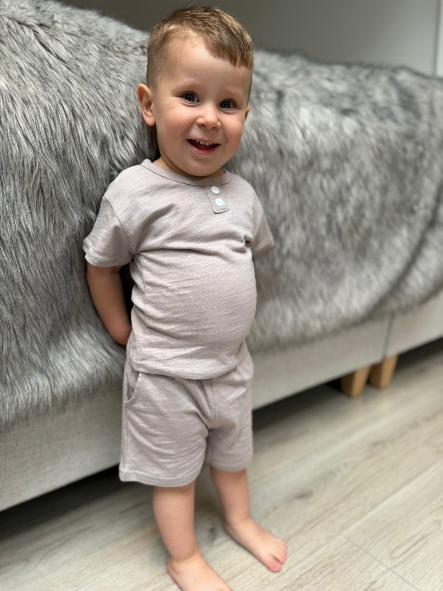 Grey Two-piece Set