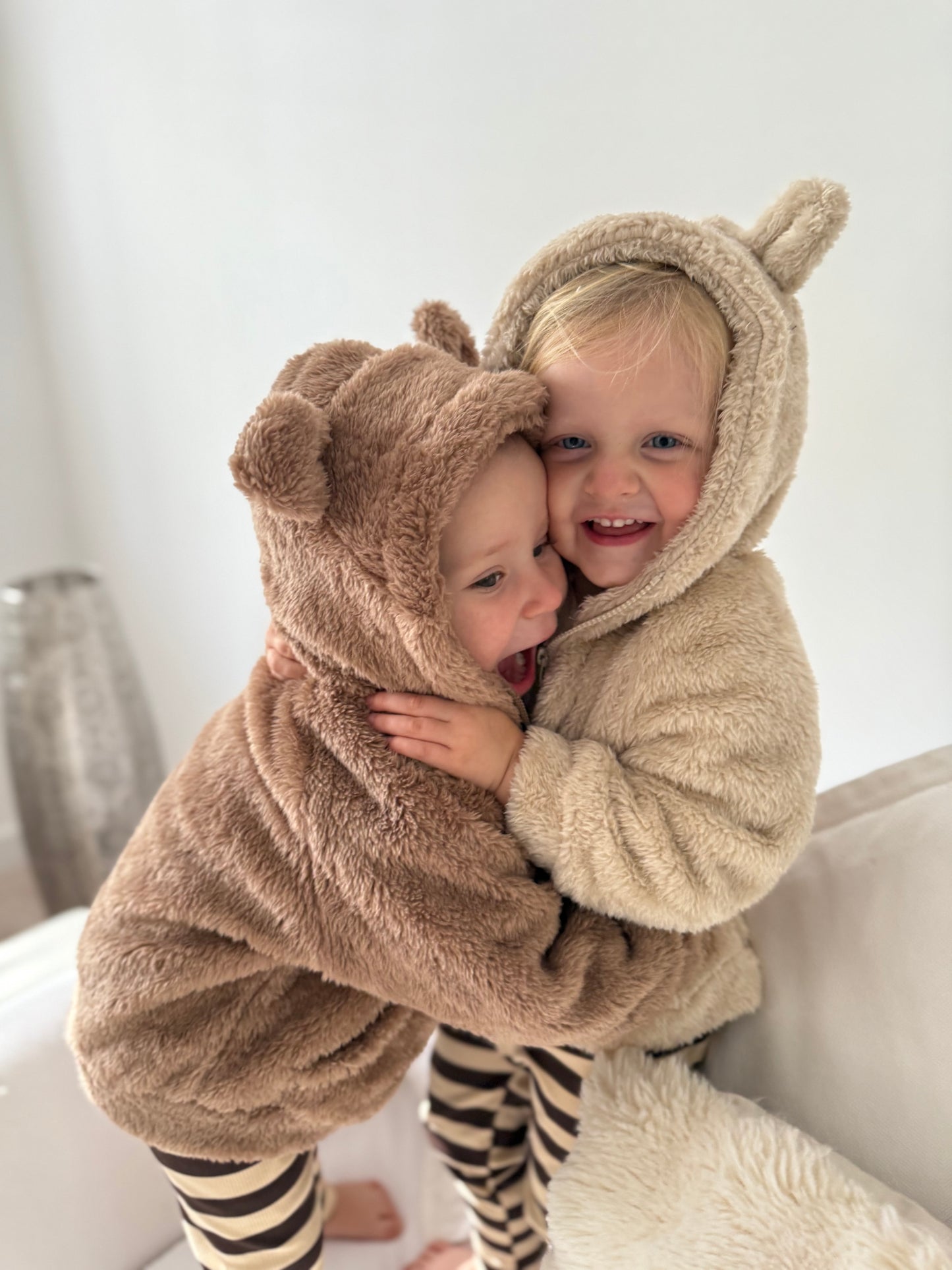 Teddy Bear Jumper in Brown