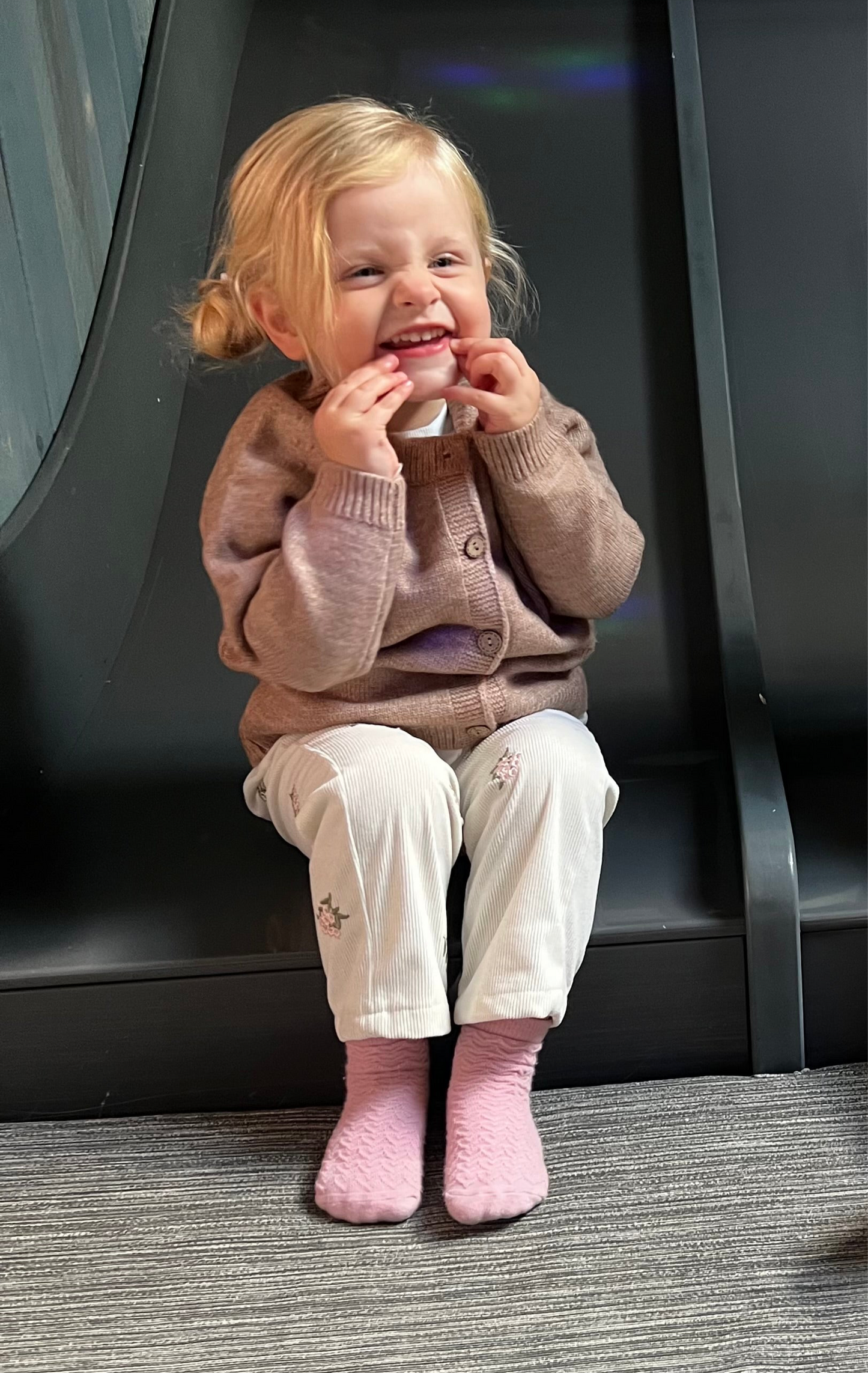 Warm Knit Cardi - Brown