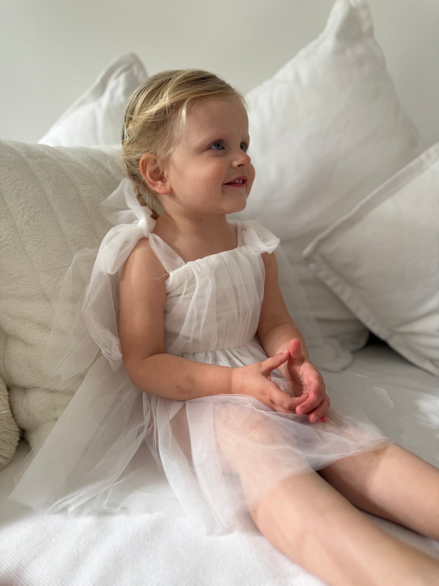 Graceful White Ballet Romper
