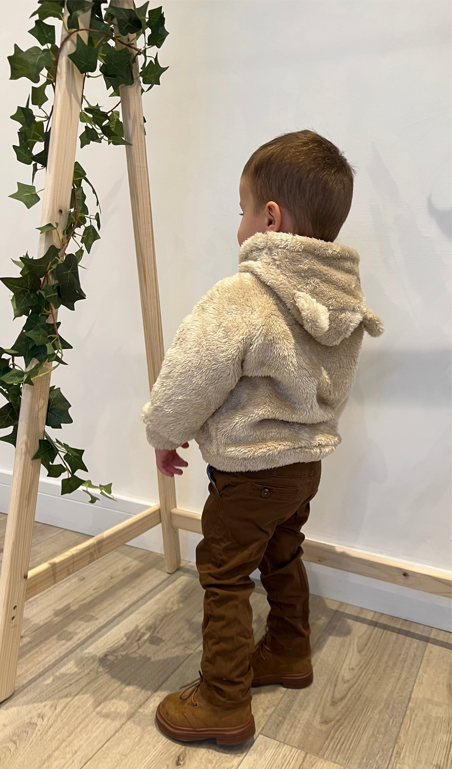 Teddy Bear Jumper in Brown