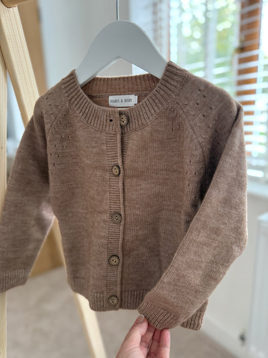 Warm Knit Cardi - Brown