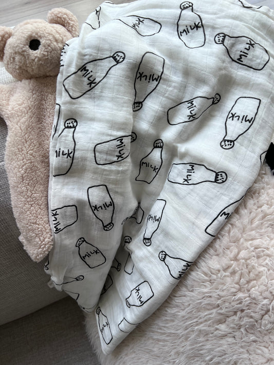 Milk bottle Muslin